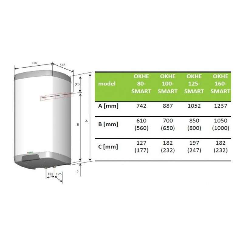 Бойлер Drazice OKHE 100L Smart (140811601) 2-37705 Бойлер Drazice OKHE 100L Smart (140811601) 2-37705
